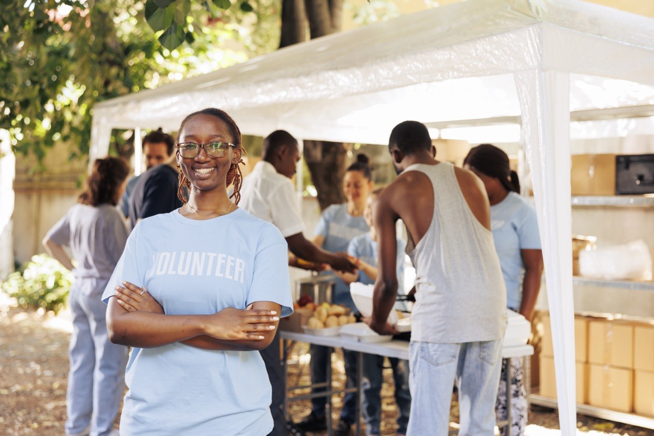 SCHAF volunteers at a community outreach program